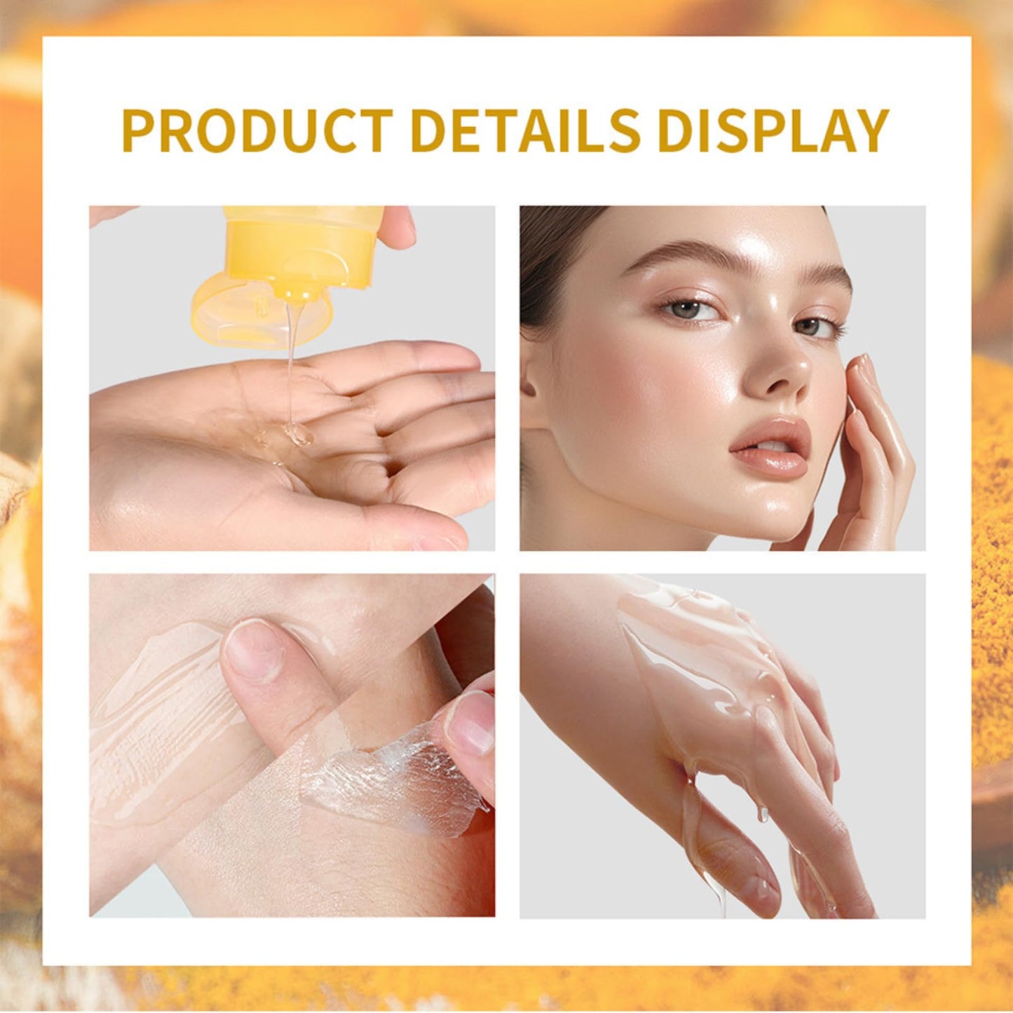 Turmeric & Collagen Overnight Peel-Off Mask – Collagen Night Wrapping Mask for Glowing Skin - Hydrating Formula with Vitamin C & Retinol – Even Skin Tone, Anti-Wrinkle & Pore Refining