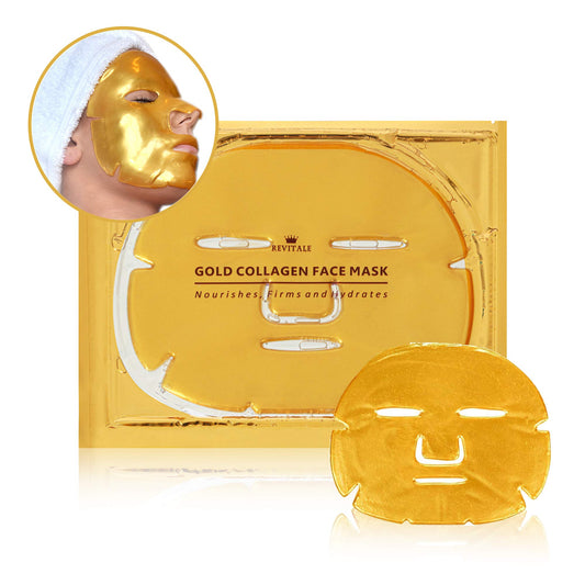 Revitale 24K Gold Face Mask - Enriched with Collagen (3 Pack)