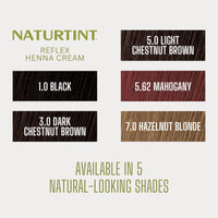 Naturtint Reflex Semi-Permanent Hair Colour 5.0 Light Chestnut Brown