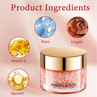 Xumann 2PCS Dragon Blood Facial Cream, Anti Aging Face Cream for Women, Fade Fine Lines, Nourishing & Hydrating