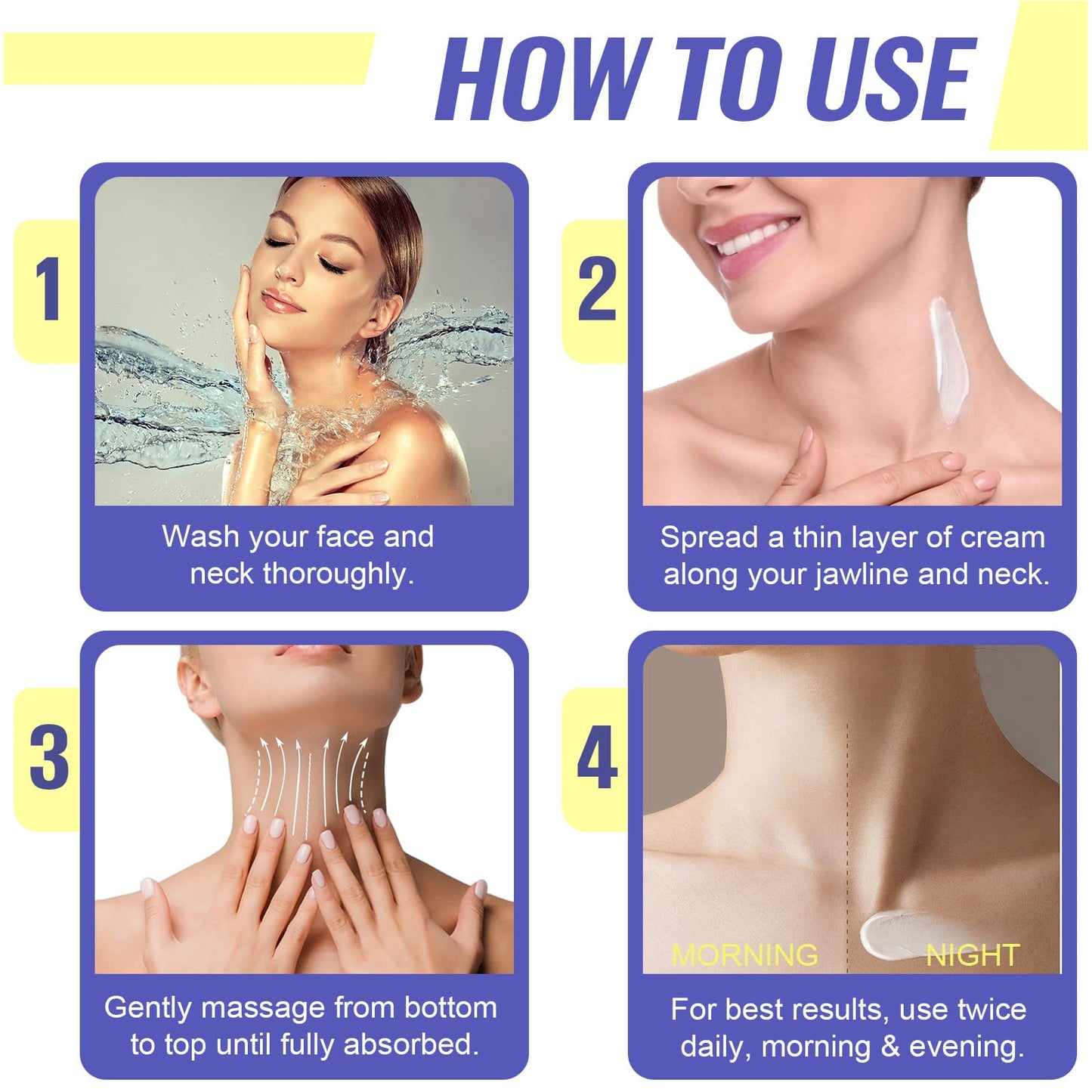 Generic Lift & Firm Neck Cream - Anti-Aging Neck Cream for Tightening and Wrinkles for Neck Lift