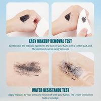 Coloroom Ultra Fine Waterproof Mascara for Short Eyelashes, Skinny Black Mascara, Lengthening & Thickening Mascaras, Catches Tiny Lashes