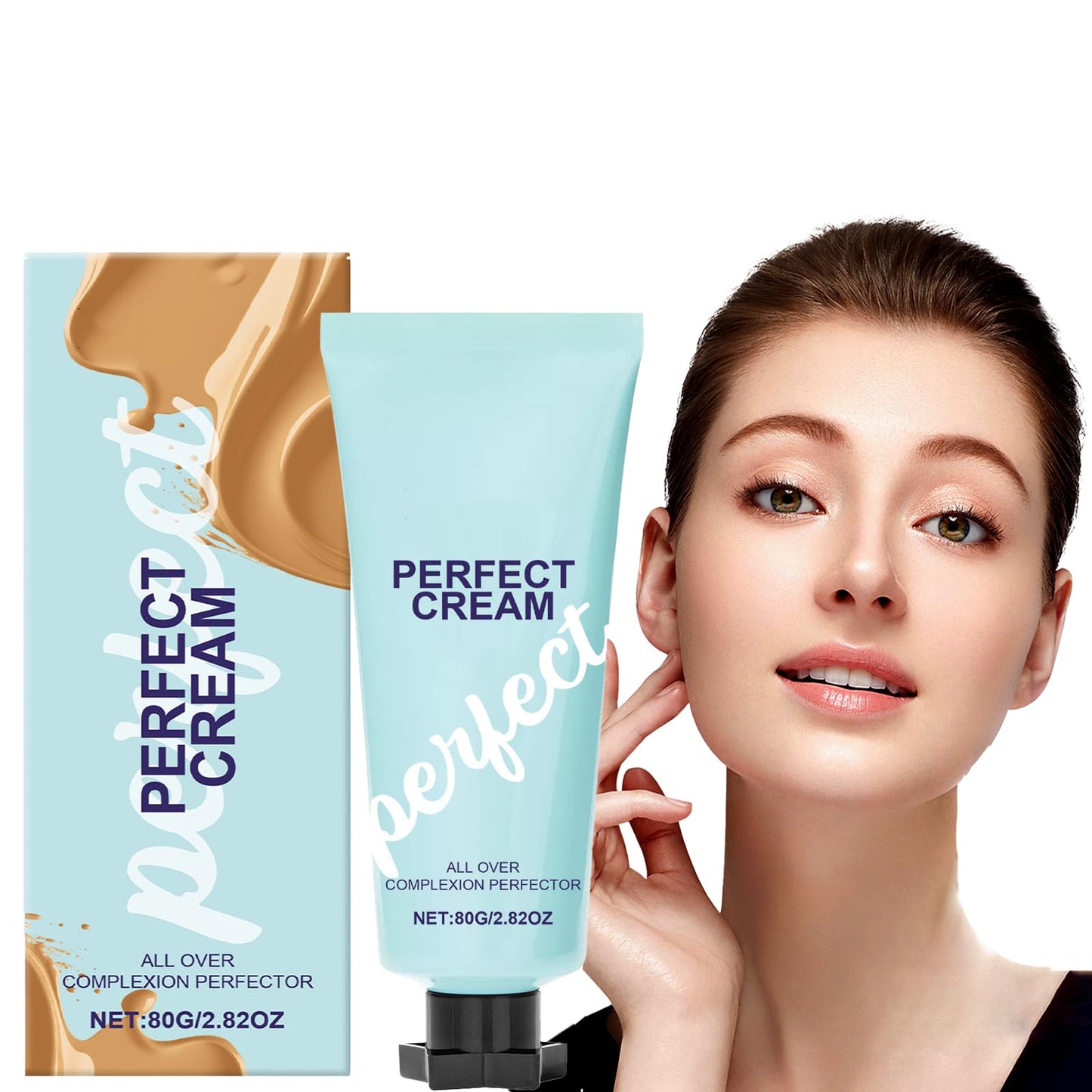 SHEBEEDO Medium Shade Concealer, All-Over Complexion Perfector, Body Coverage Perfector, Moisturizer, Lightweight and Waterproof Concealer Full Coverage,Suitable All Skin Types(Medium)