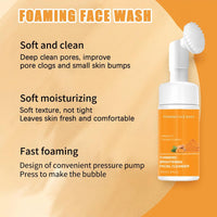 Turmeric Face Wash for Women - Turmeric Foaming Cleanser - Deep Cleansing Foaming Face Wash - Ultra-gentle Cleanser to Improve Impurities and Control Shine