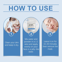 Hyaluronic Acid Powder for Daily Skincare,Hyaluronic Acid Jelly Mask for Face,Natural Hyaluronic Ac/id Powder for Face Skincare,Deep Hydration Smooths Wrinkles,Water-Soluble,Hydra/ting Masks