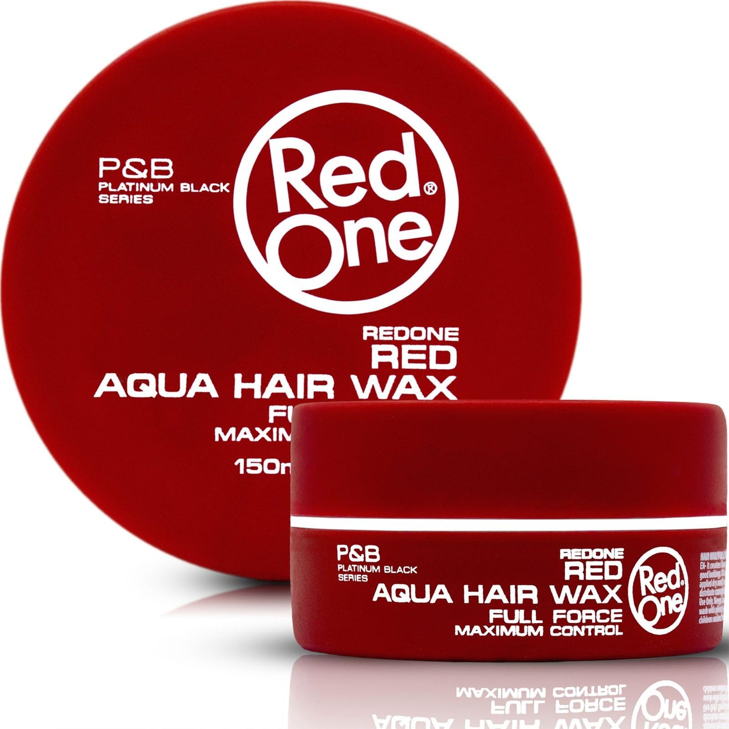 Redone RedOne Hair Styling Aqua Wax Red 4x 150 ml | Edge Control | Hair Gel Wax | Ultra Hold | Strawberry Scent | Men & Women Hair Wax | Maximum Control