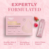 Beauty & Co Marine Collagen Gels | 3,000mg with Hyaluronic Acid, Biotin & Vitamin C | Collagen Supplements for Women | High Absorption | (14 Gels)
