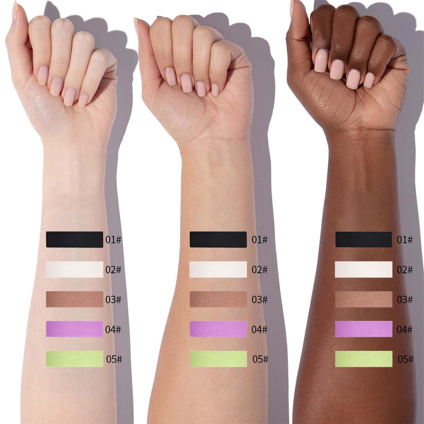 Erinde Light Green Eyeshadow, Mini Matte Eye Shadow, Pressed Powder Eye Palette, Long-Lasting Makeup, Ultra-Blendable, Pigmented Color, Vegan Formula, 05