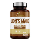 yrhealth Lion's Mane Mushroom Supplement 4500mg - 180 Vegan Capsules with Added Vitamin B6 & B12, Supports Immune System & Promotes Digestive Health - 3 Months Supply - Made in The UK by YrHealth