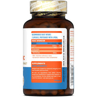 Wellgard Vegan Vitamin C and Zinc - Maximum Recommended Daily Intake of Zinc, Made in UK