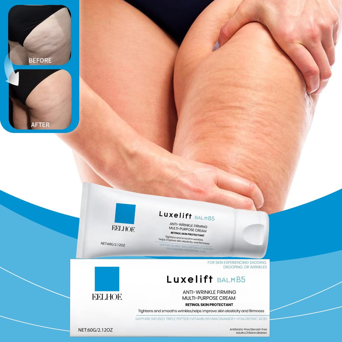 TBeautfave Skin Repair Cream with B5 Ingredient, Repair Face Cream, B5 Moisturizing Repair Cream, Soothing B5 Repair Cream, Face Moisturizer for Women & Men, B5 Cream Used to Hydrating & Moisturizing