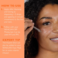 SKINICIAN Vitamin C Elixir 15ml - Anti Wrinkle & Brightening Face Serum with Avocado Oil - Collagen-Boosting Vitamin C Serum for Radiant, Plump Skin - Reduces Age Spots & Fine Lines