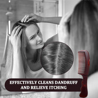 MADGININE Dandruff Comb, Anti-dandruff Energy Comb and Steel Comb Fine Tooth Comb Anti-Dandruff Massage Hollow Long Hair Comb