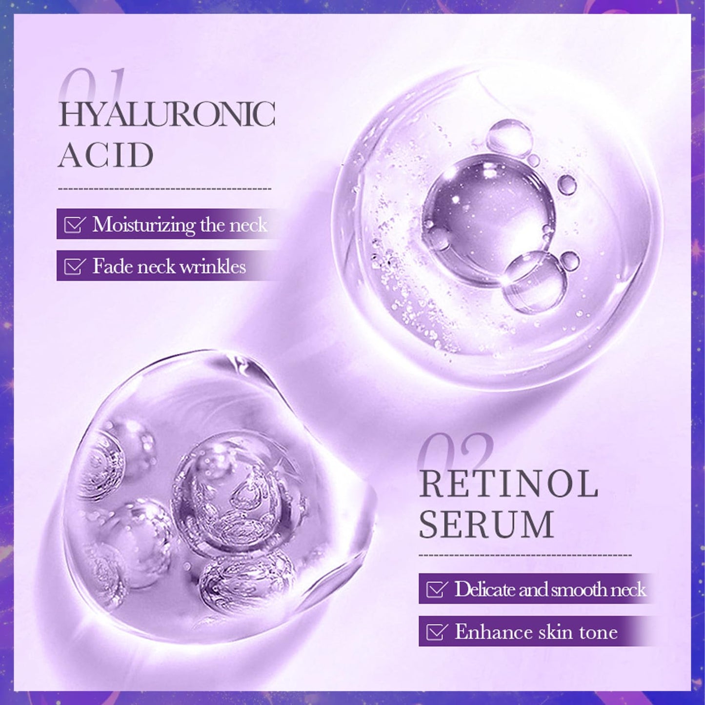 Neck Creams for Firming Roller, Tightening & Moisturizing Reduce Wrinkles Fine Lines, Anti Aging and Anti-Wrinkle Neck Moisturizer for Gifts Older Women Daily Care (110ml)