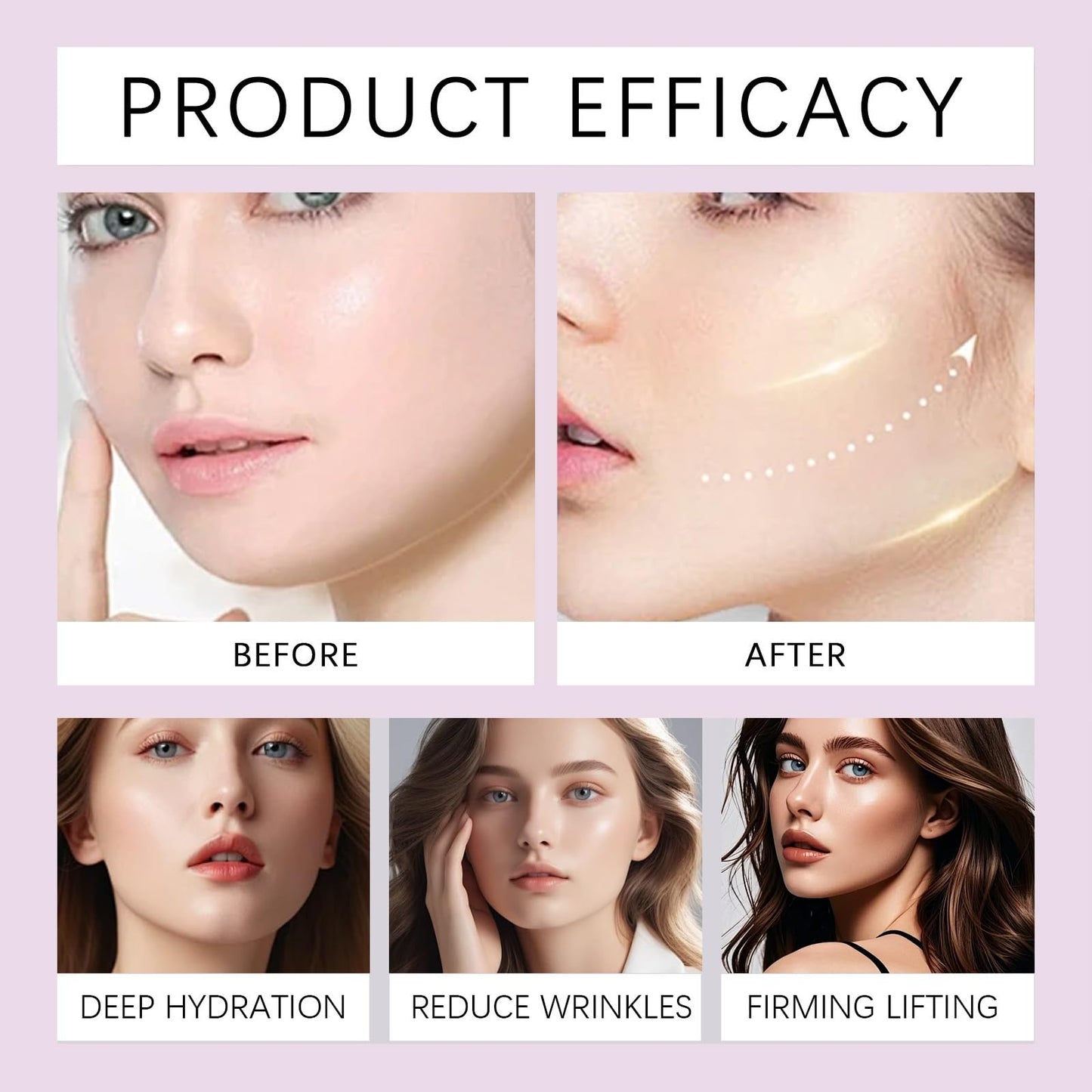 Jinjiar 40PCS Face Lift Tape,Face Lift Tape Invisible,Face Lift Tapes for Facial Wrinkles Reduction, Waterproof Elasticity Face Tape,Anti Wrinkle Patches,Face Tapes for Lifting Sagging Skin,Beauty Face Tape