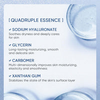 Hyaluronic Acid Concentrated Ampoules for Deeply Moisturized Skin - 7x2ml Serum for Women & Men