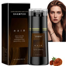 Polar Hair Dye Shampoo,3-In-1 Sham/poo for Color Treated Ha/ir,Instant D/ye Sha/mpoo,H/air Colour Sh/ampoo for Women Grey Ha/ir Coverage,Home Hair Dy/e Pure Plant Extract,Anti Grey Shampoo(Dark Brown)