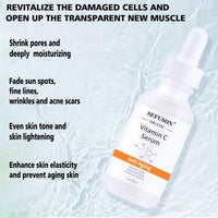 SEFUSON Vitamin C Serum Face, With Hyaluronic Acid, Vitamin E,20% Vitamin C for Anti-wrinkle, Dark Circle, Restore & Boost Collagen, Firming skin - 1Oz