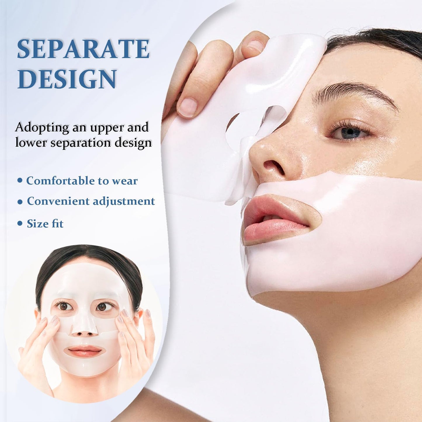 Shefave Bio Collagen Face Mask, Bio Collagen Real Deep Mask, Overnight Face Mask- 3Pcs Collagen Mask Hydrating Face Mask Sheet Mask - Face Masks Skincare Face Pack Anti Aging Face Mask Set