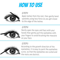 NLFOX Prime-Lash Mascara for Mature Ladies - Black Mascara for Older Women Fiber - Prime-Lash for Seniors with Thinning Lashes - Waterproof Volumizing Natural for Sensitive Eyes