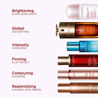 Clarins NEW Bright Plus Serum | Visibly Brightens and Boosts Radiance | Evens Skin Tone | Targets Dark Spots | Contains Vitamin C and Niacinamide | All Skin Types | 1 Fluid Ounce