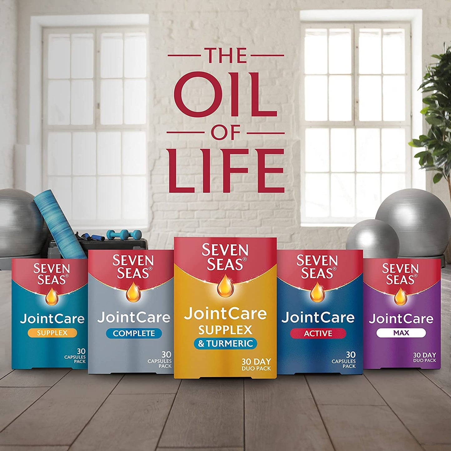 4IN1 JOINTCARE3,5-7 SUPPLEMENT - Our only product to combine Glucosamine, Omega-3 and Turmeric. Contains vitamins and minerals that support Bones3, Cartilage5, Muscles6 and Connective Tissue7