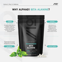 Fermented Beta-Alanine 1500mg – Essential Amino Acid Support – Made with BioPerine® – Non GMO, Gluten Free, Halal – 120 Vegan Capsules