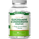 Nature's Truth Glucosamine and Chondroitin Complex - 60 Tablets - with Ginger, Turmeric Extract & Rosehip