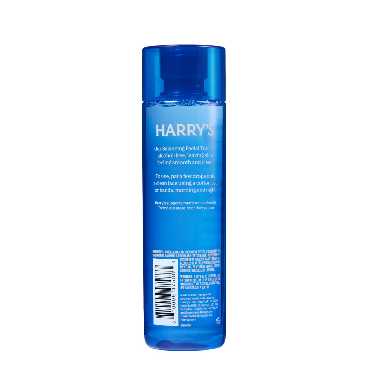 Harry's Freshening Hydrating Toner for Face, Skin Care Toner for Refreshed, Clean, Hydrated Skin, 247ml, 2 Pack