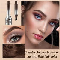 SingHao Brow-Fection Angled Brush Eyebrow Pencil,Natural Shaping Outlining Filling Eyebrow Makeup,Liftique Instant Bro/w Br/ush,Wild Eyebrow Br/ush,Non-Smudged Eye/brow Pen,Eye/brow Stroke Brush(03#Auburn)