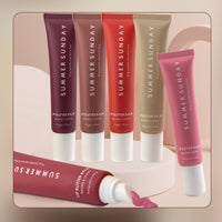 MADGININE 6PCS Lip Butter Balm Lip Balm Vanilla,Mini Lip Balm Set,Used to Soothe Dry and Chapped Lips,Leaving Them Soft,Smooth and Elastic