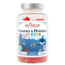 Nutrilus Vitamins & Minerals for Kids and Adults 60 Natural Berry Gummies – Multivitamin & Zinc & Iodine – Growth & Immune & Hormones