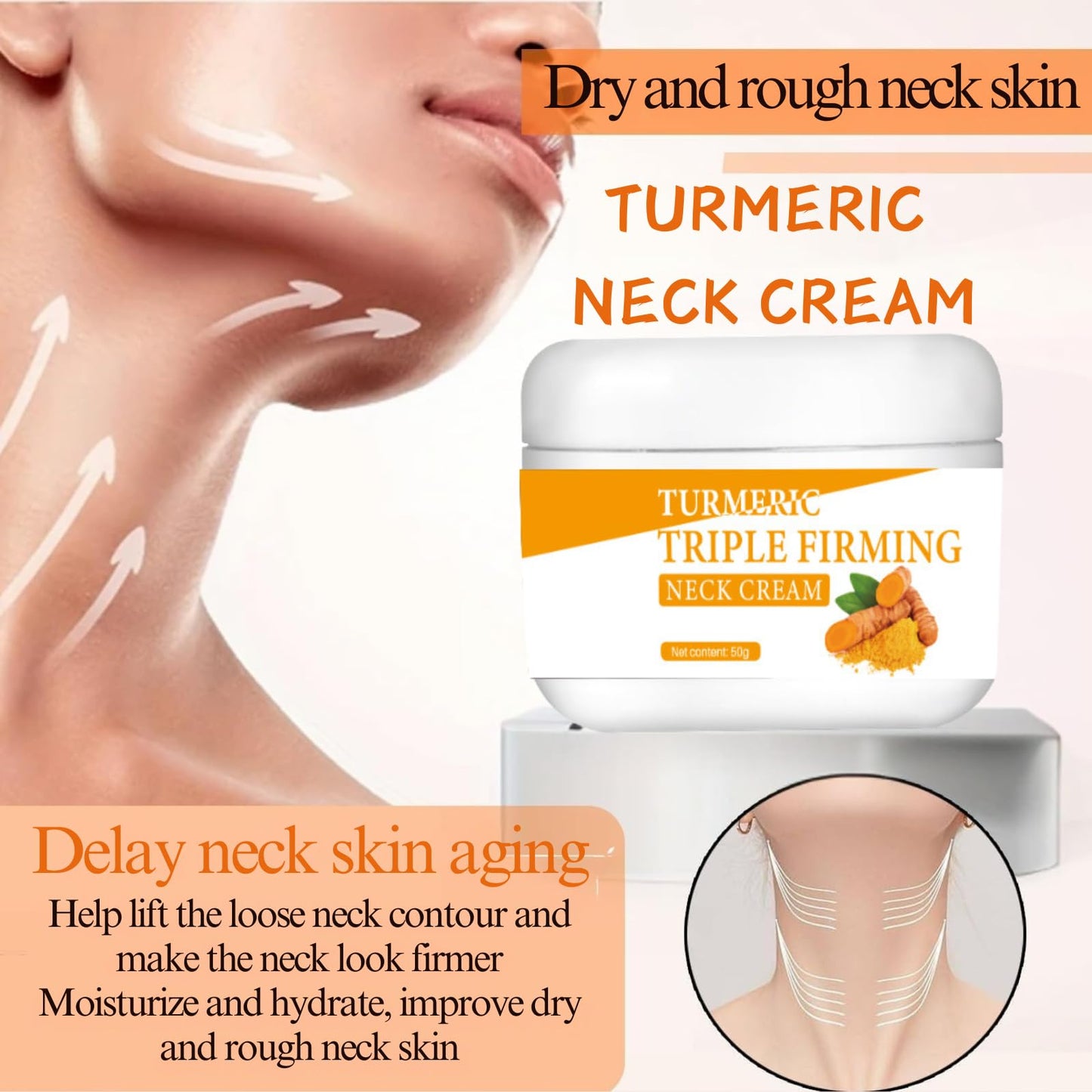 IZBEAUVO Turmeric Skincare Set,Face Skin Care Sets include Turmeric Soap Bar,Face cream,Eye cream,Neck cream,Anti-Aging Skin Care Set,Moisturizing,Acne Dark Spot Remover,Moisturizing Erase Fine Lines,Firming