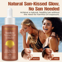 Buyourtaste Sunless Tanning Drops, Dolce Tan Love Drop, Drinkable Self Tannings Drops, Naturally Boost Melanin, Enhancing Your Natural Skin Tone for a Genuine, Sun-Kissed Glow, Without Sun Damage