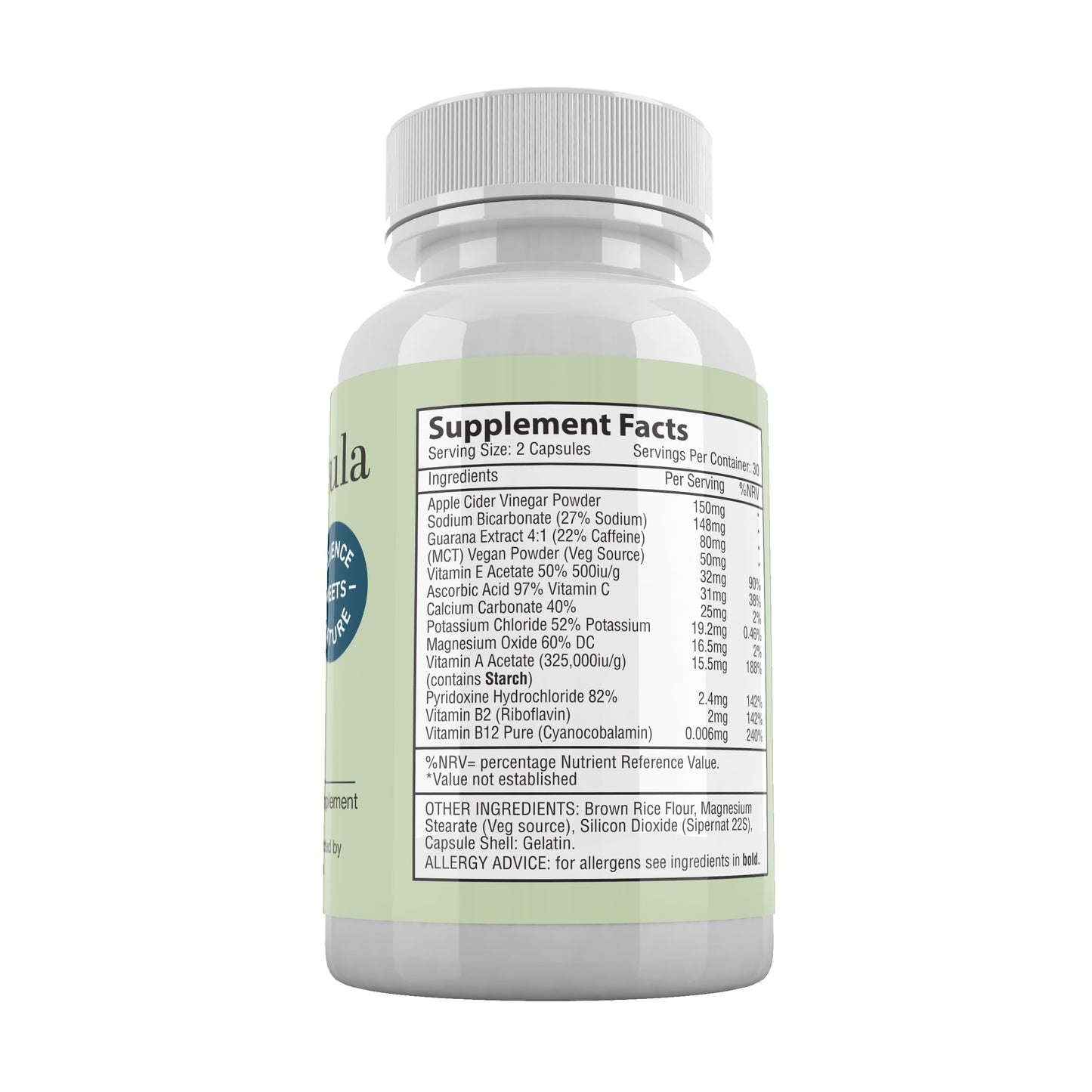 GLP Formula Metabolic Balance 60 Capsules Food Supplement Natural