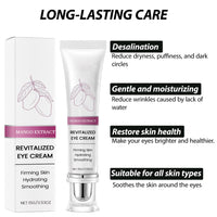 Mango Revitalize Eye Cream,Mango Eye Serum,Eyelift Serum Brighten the Skin For Dark Circles And Puffy Eyes For Brighter, Healthier Eyes