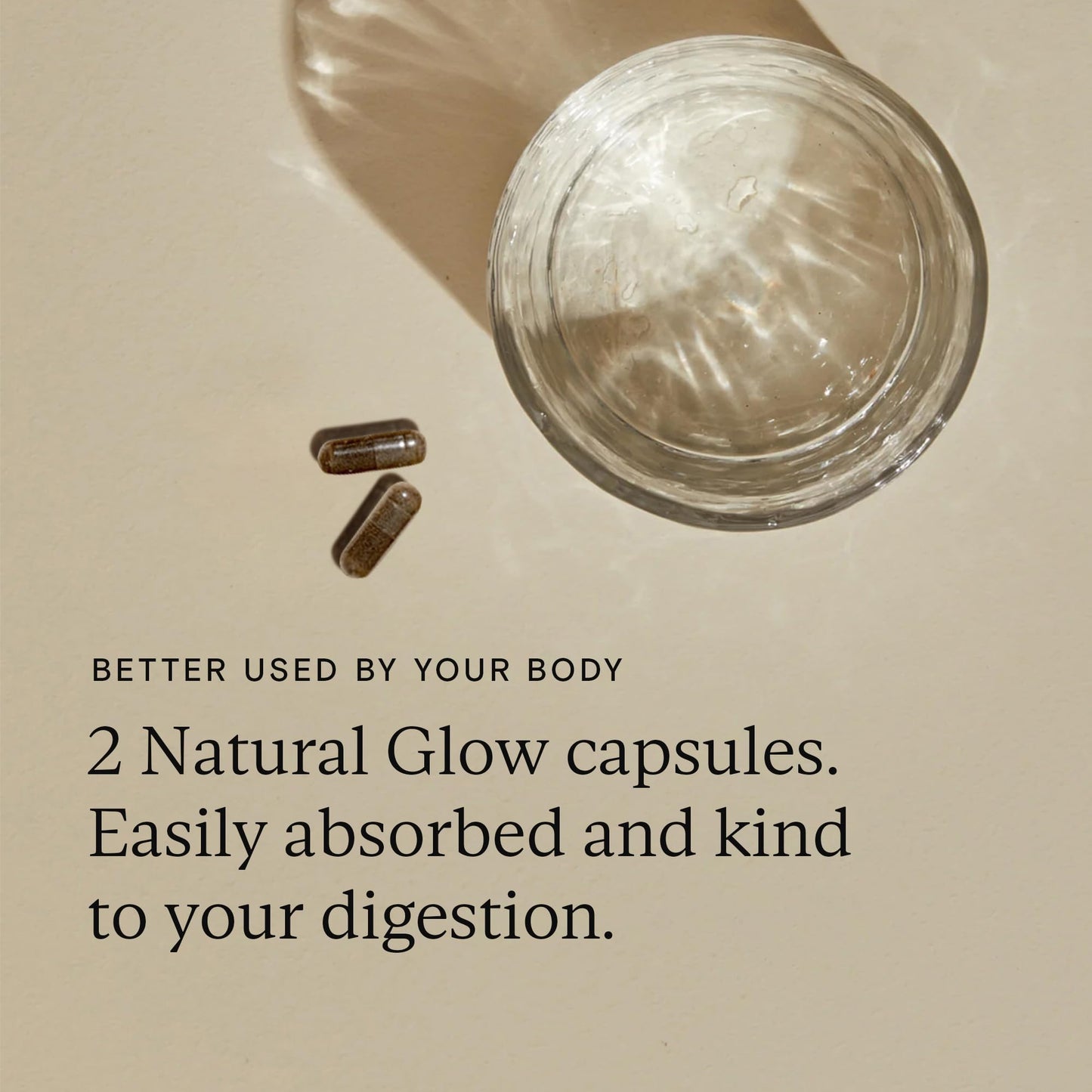 Wild Nutrition Food-Grown® Natural Glow Supplements | Supports Collagen Formation | Supports Skin, Hair and Nail Health | Melaline, Biotin, Vitamin C and E | 60 Capsules