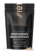 ALPHA01 White Kidney Bean Extract 7500mg – High Strength 1,500 AAIU Phaseolamin – 90 Vegan Capsules – Resealable and Recyclable Pouch – 3 Months Supply – by Alpha01