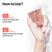 PhLab Collagen Night Soap Bar, Skin Calming Cleasing Bar, Improves Skin Elasticity, Renewed and Firming Skin, 50gr