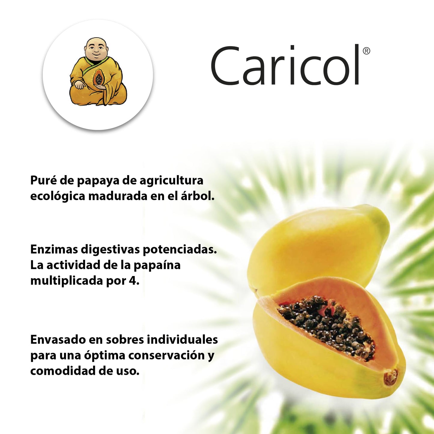100% Natural Caricol 20 Envelopes