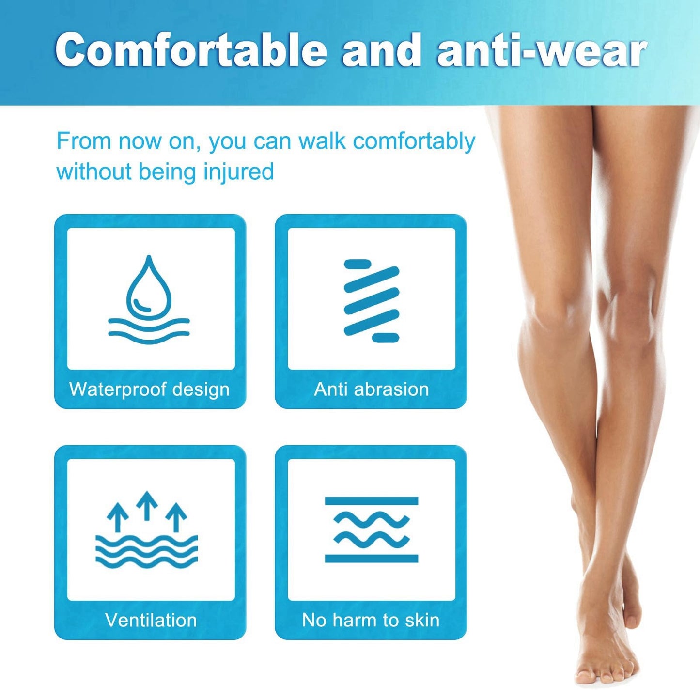 Anti-Chafe Stick,Useful Anti-Chafing Cream,Anti Friction Stick,Anti-Chafe Balm,Thigh Anti-Chafe Stick,Thigh Rubbing Balm,Anti-Chafing Gel,Glide Anti-Chafing Stick,Running Chafe Stick for Heel