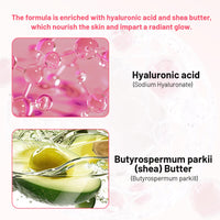 Leogony 2 Pcs Under Eye Brightener, Super Luminous Concealer for Dark Circles Spots (Pink)