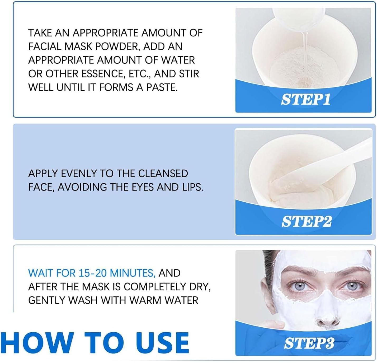 Hyaluronic Acid Powder for Face, 100g Hyaluronic Acid Powder Pure for Skincare, Facial Serums Firmer Skin, Skin Hydrating and moisturising Support