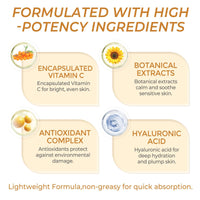 TBeautfave 2PCS Deep Vita C Capsule Cream, Deep Vitamin C Golden Capsule Face Moisturizer, Vita C Golden Capsules Face Moisturizer with Collagen & 5% Niacinamide - Anti Wrinkles - Hydrating Skin Care