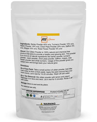 mGanna 100% Natural Ubtan Face Pack Powder and facial Mask for smooth Spotless Glowing Skin 0.5 LBS / 227 GMS