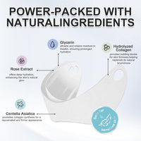 Chin Strap for Double Chin V Line Face Lifting Chin Mask Chin Strap with 2 Gel Mask Reusable Double Chin Lift Mask Breathable and Comfortable Used to Enhance the Jawline for Women Men