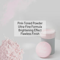 W7 Pink Blur Loose Setting Powder - Weightless Brightening & Blurring Face Powder For All Skin Tones