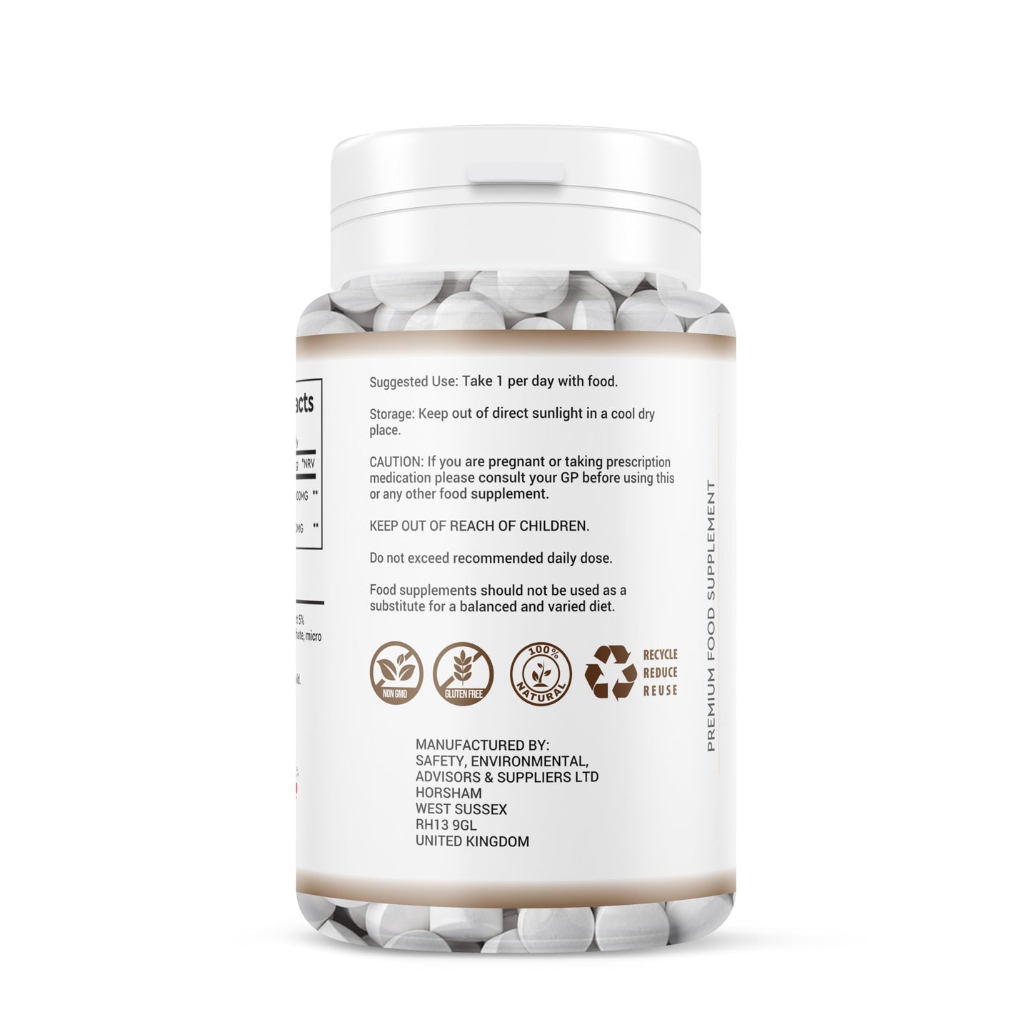 Sage Leaf Extract 3000MG - 5 Month Supply - 150 Vegan Tablets - Sage Leaf Extract Rosmarinic Acid High Strength Sage Extract