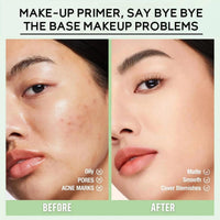 KKwoter Green Colour Corrector Primer Makeup, Anti-Redness Face Primer, Grips Makeup to Last, for Red & Blemished Skin, Pore Minimizer, Hydrating Make up Primer, Balance Skin Tone