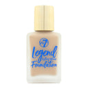 W7 Legend Foundation - Creamy Liquid Foundation for Poreless, Semi-Matte Medium Coverage - 28ml (Fresh Beige)